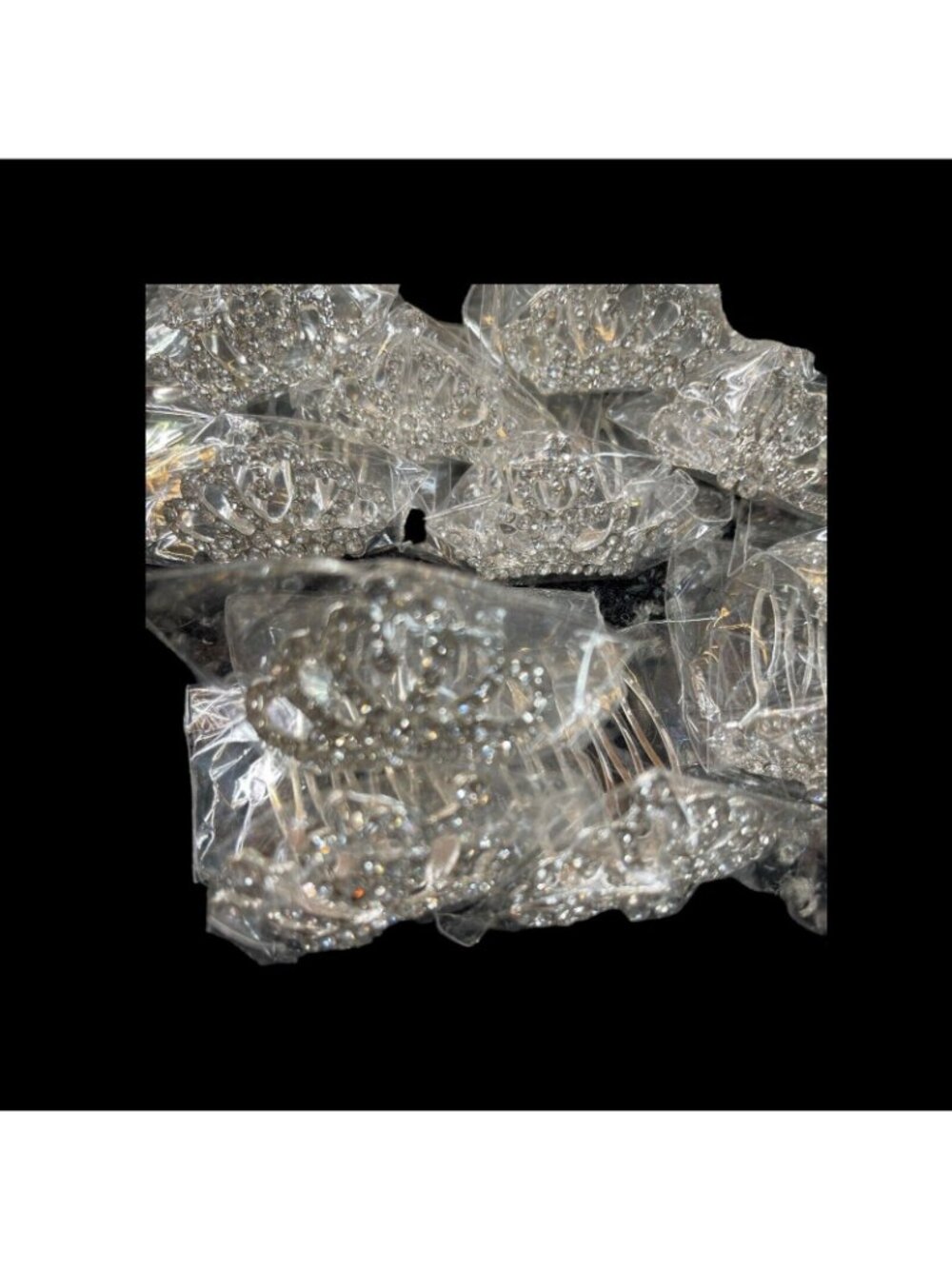 Crystal Hair Comb Clip Hairpins Bridal Wedding Rhinestone Accessories Lot 15 New - Picture 2 of 3